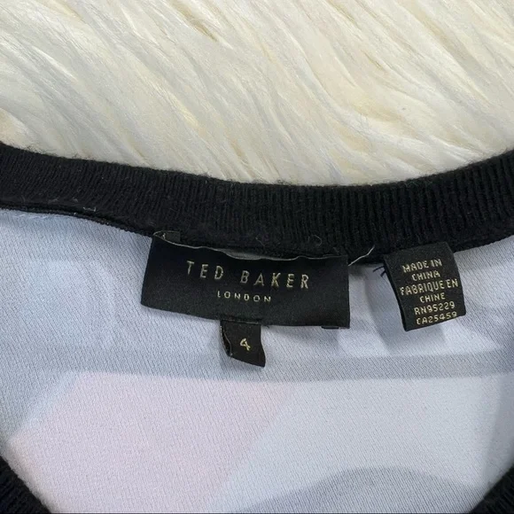 TED BAKER Rose Gold Button Cardigan - Picture 5 of 9